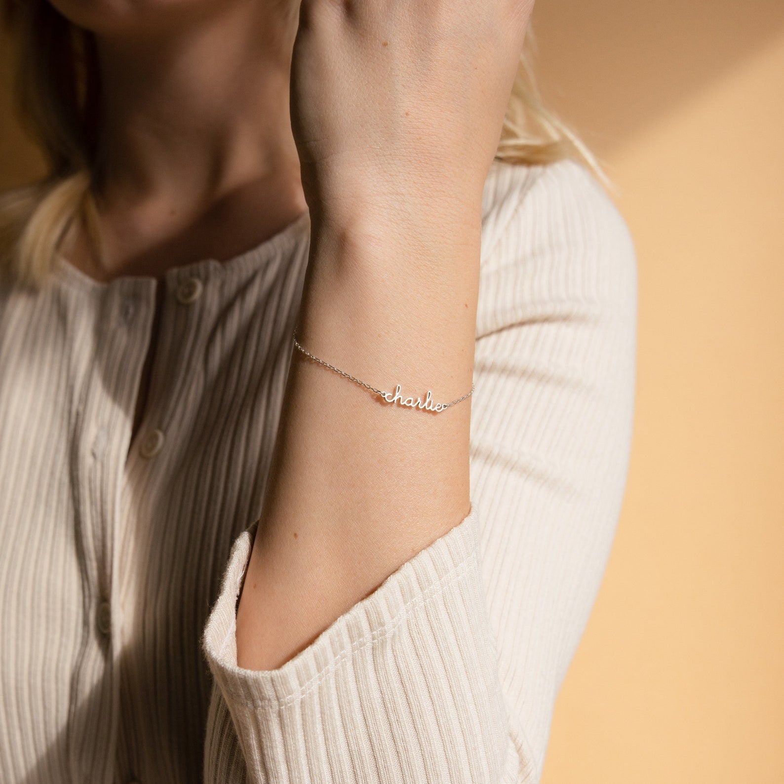 Dainty Tiny Name Bracelet